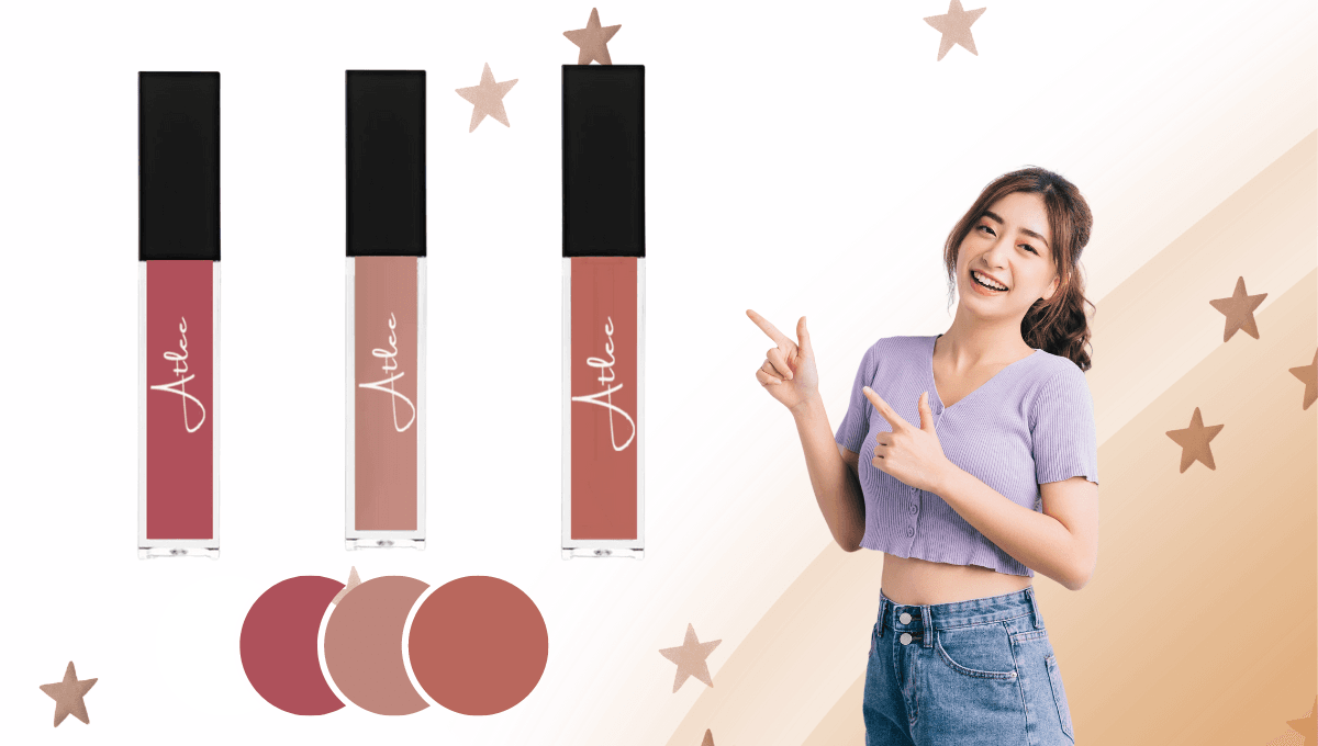 nude lipstick brown