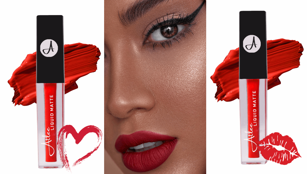 dark red lipstick colour