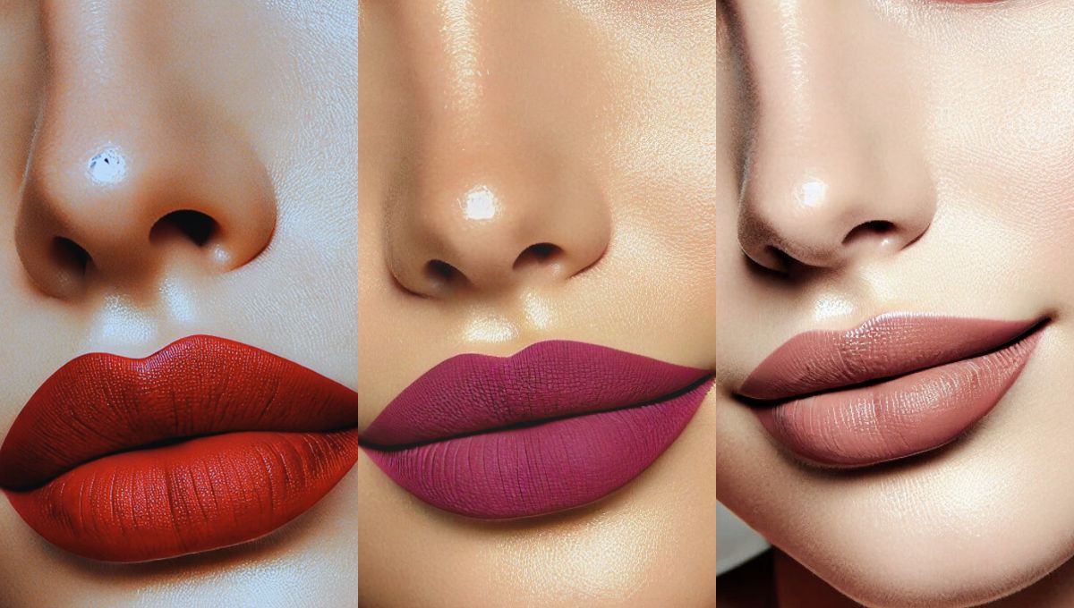 bold lipstick