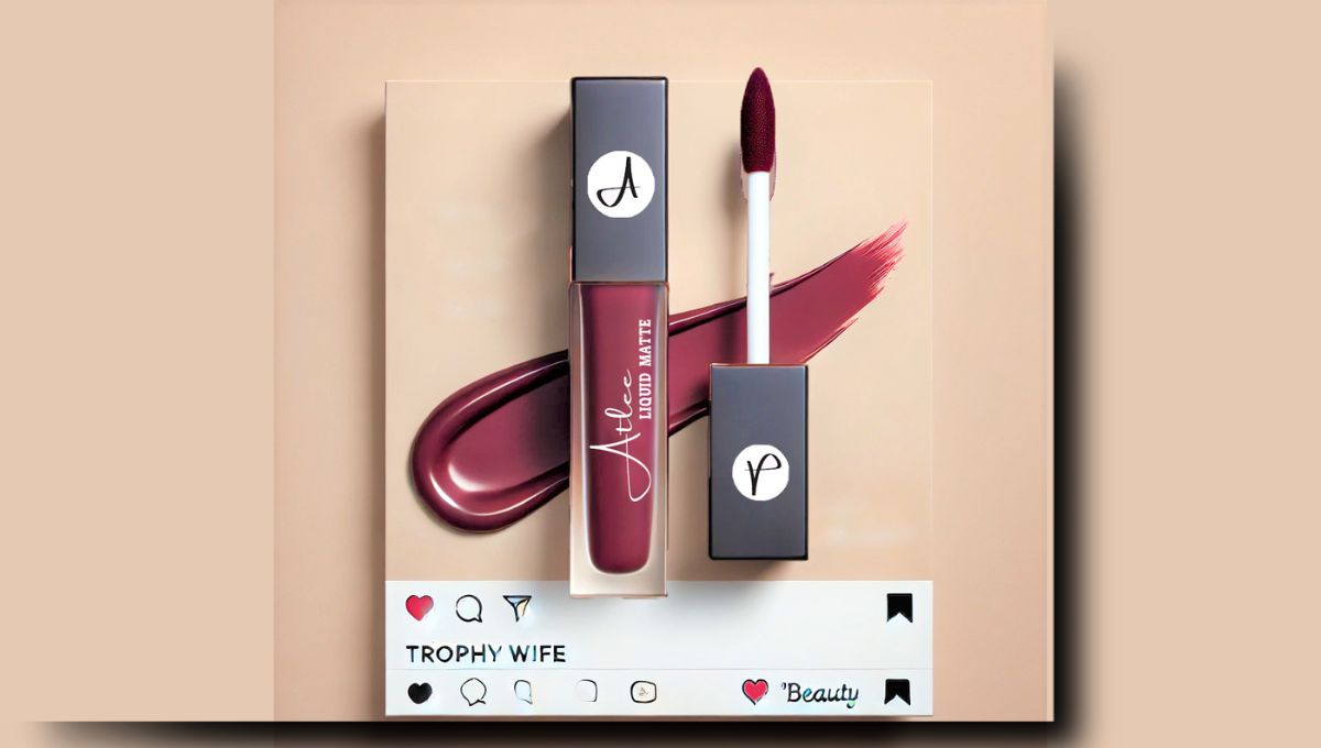 plum color lipstick matte